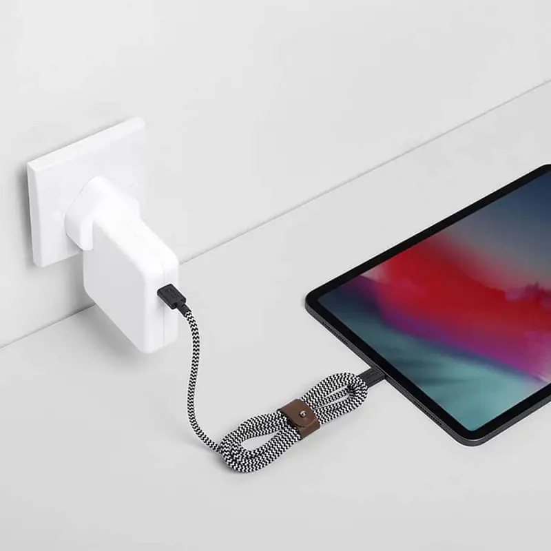 Кабель USB-C to USB-C Native Union Belt Cable Zebra 1.2 м (BELT-C-ZEB-2-NP) - фото 10