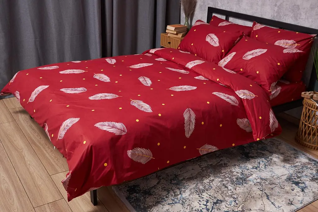 Підковдра Moon&Star Бязь Gold Люкс Lipstick Полуторна 143x210 см - фото 1