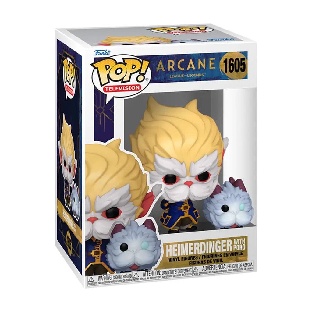 Фігурка Funko Pop серії Аркейн - Хеймердінгер з Поро (80193) - фото 2