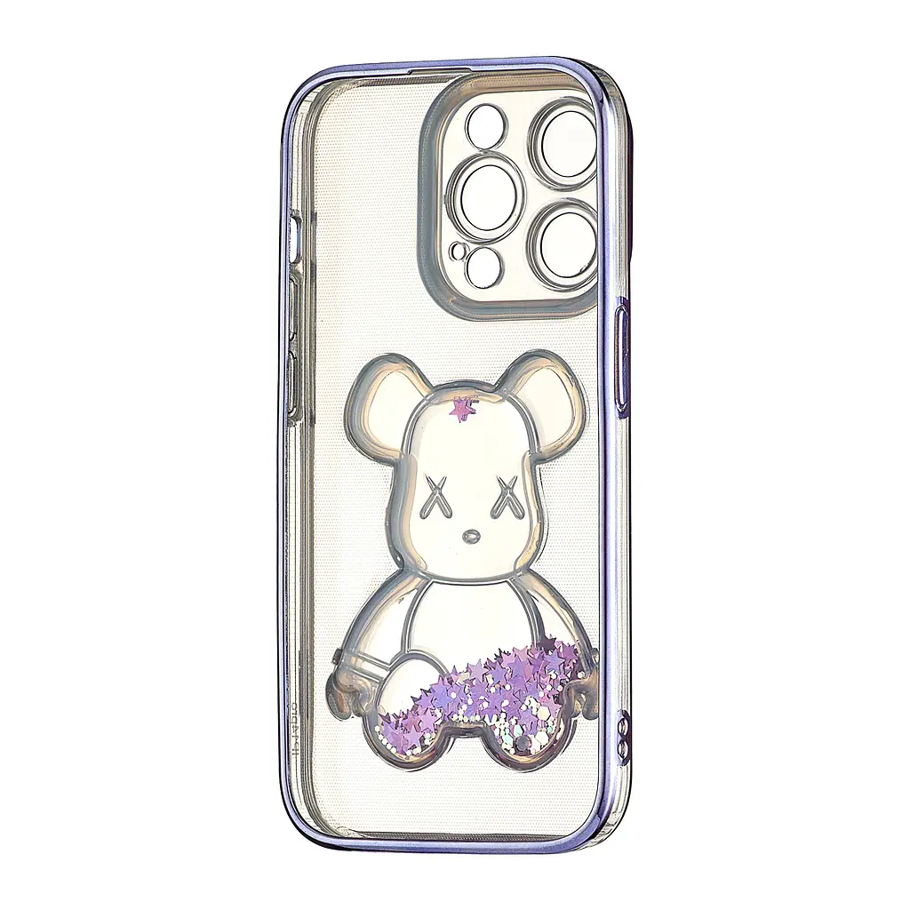 Чохол Shining Bear Case Protected Camera iPhone 14 Pro Purple - фото 3