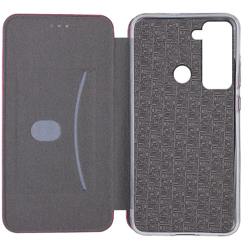 Шкіряний чохол-книжка Epik Classy для Tecno Pop 5 LTE Бордовий - фото 4