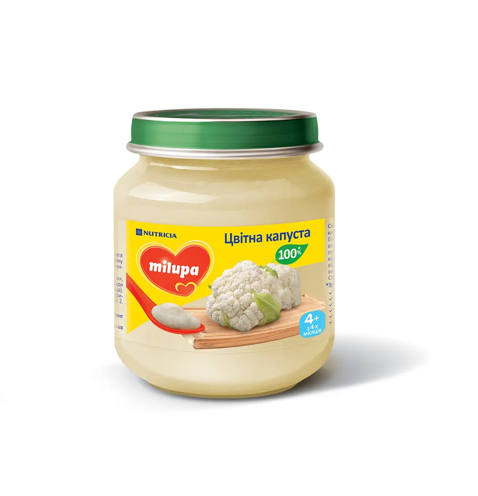 Овощное пюре Milupa Цветная капуста 125 г - фото 2