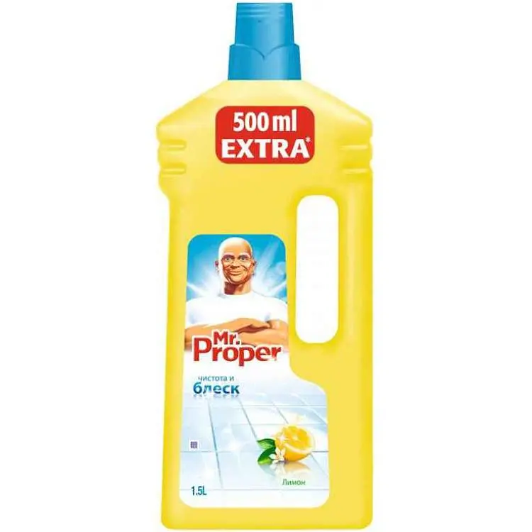 Універсальний миючий засіб MR.PROPER 1,5л Чистота і блиск Лимон