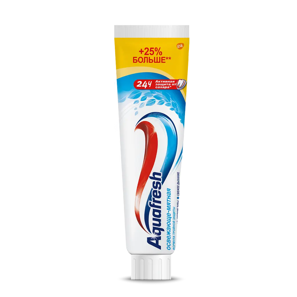 Зубна паста Aquafresh Освіжаюче-м'ятна потрійний захист 125 мл - фото 3