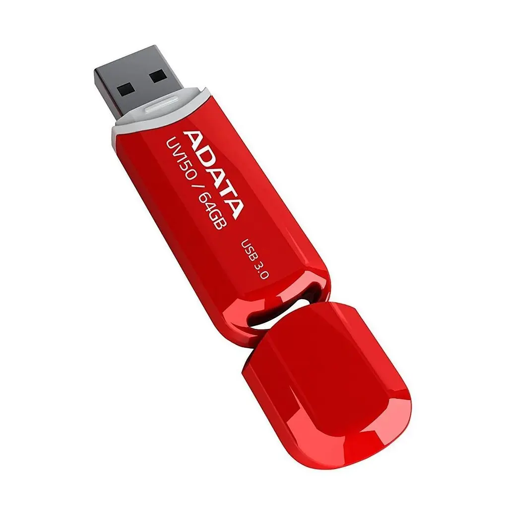 Флеш-накопичувач Adata USB A-DATA USB 3.0 AUV 150 64Gb Red (AUV150-64G-RRD) - фото 2