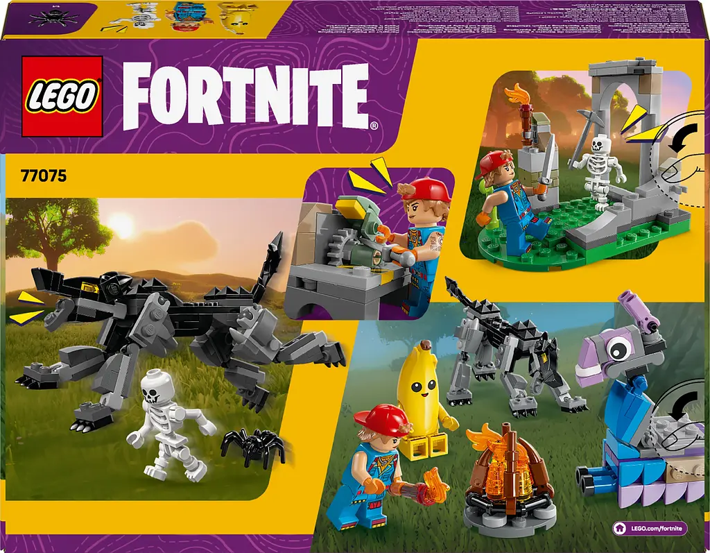 Конструктор LEGO Fortnite Лагерь Peely и Sparkplug 250 деталей (77075) - фото 3