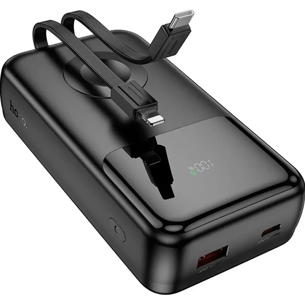 Портативна батарея Powerbank Hoco Q28 Victory 22.5W+PD20W 20000mAh Black - фото 4