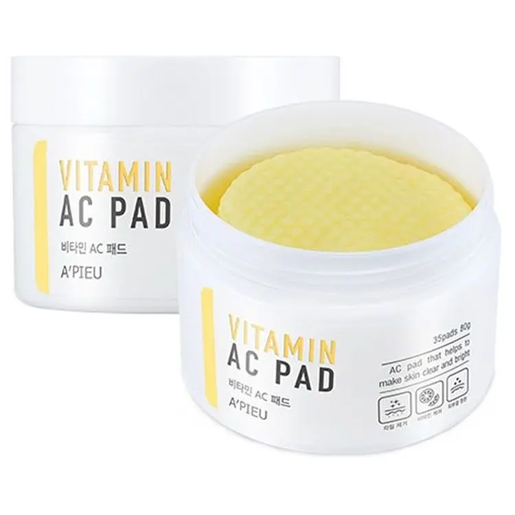 Пілінг-диски для очищення шкіри обличчя A'pieu Vitamin AC Pad, 35 шт - фото 2