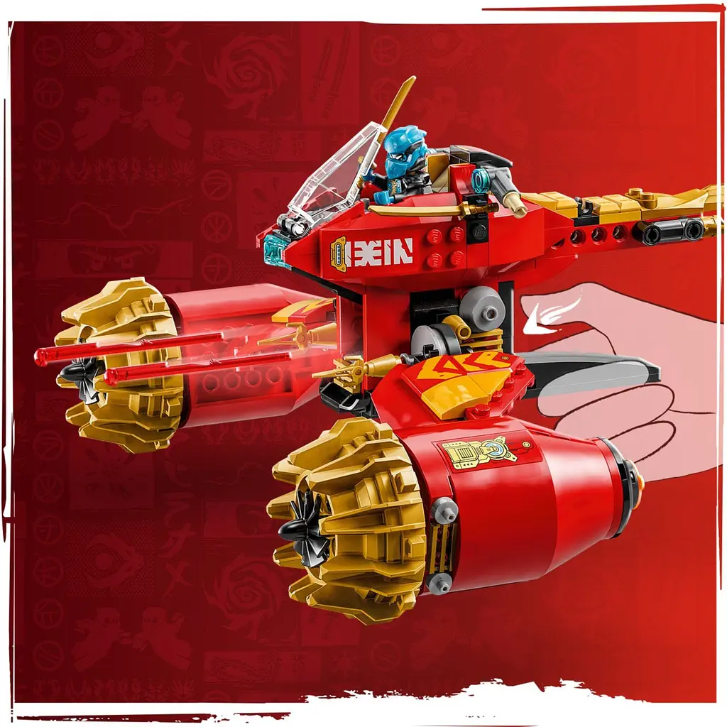 Конструктор LEGO Ninjago Штормовой робот-всадник Кая 333 деталей (71830) - фото 5