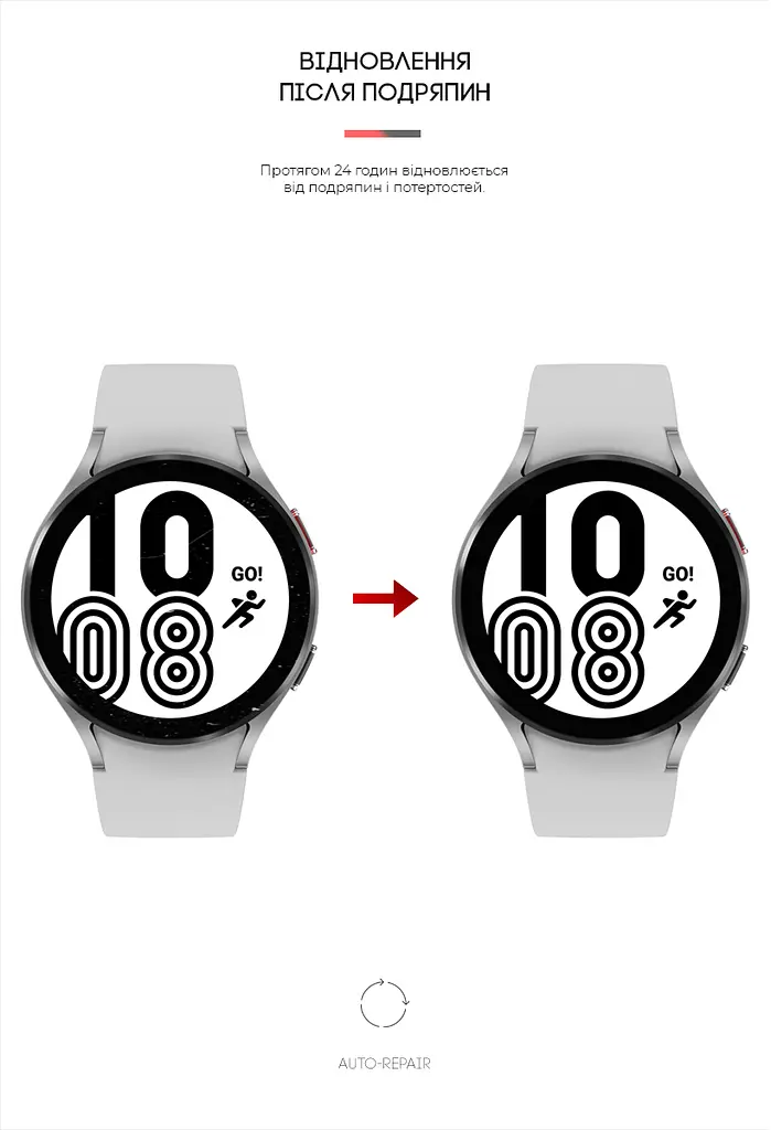 Гідрогелева плівка на годинники Samsung Galaxy Watch 4 44mm/5 44mm ArmorStandart захисна плівка для смарт годинників прозора (ARM62590) - фото 3
