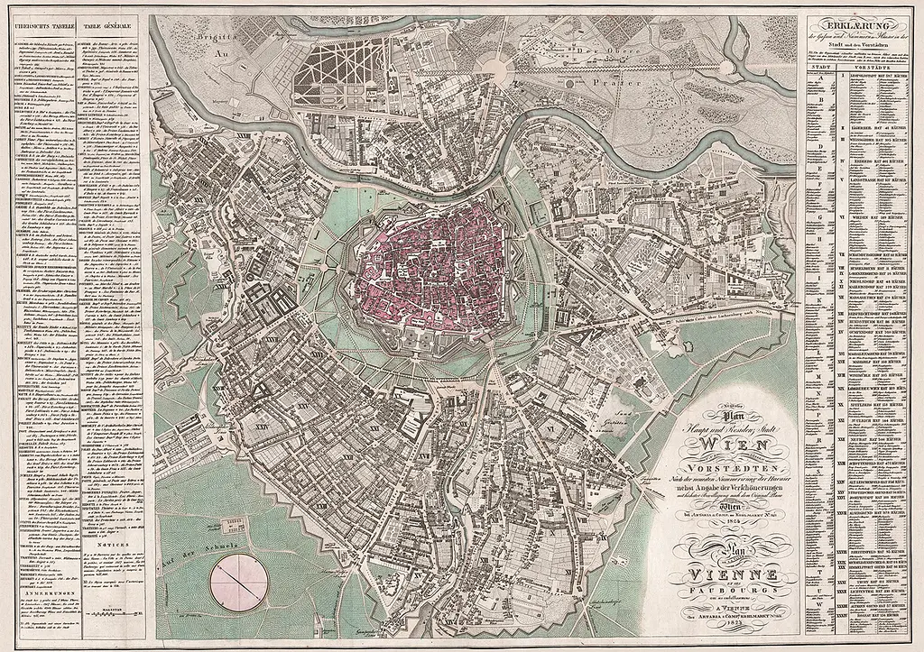 Пазл Piatnik Мапа Відня 1824 року, 1000 елементів (PT-559440) - фото 2