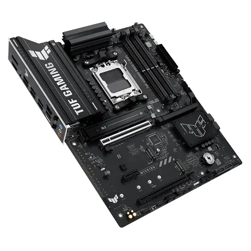 Материнская плата AM5 Asus TUF GAMING B850M-E WIFI, B850, 4xDDR5, Int.Video (CPU), 4xSATA3, 3xM.2, 1xPCI-E 5.0 x16, 1xPCI-E 4.0 x1, Realtek 7.1, Realtek 2.5Gb, WiFi 6E, Bluetooth 5.3, 6xUSB 3.2 / 4xUSB 2.0, HDMI/2xDP, MicroATX - фото 5