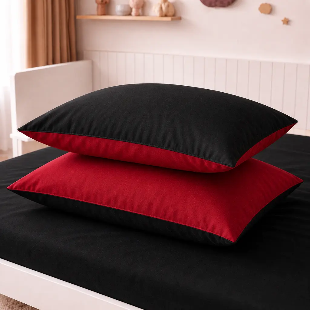 Дитяча постільна білизна MIRSON LITTLE KIDS фланель Black/Red 110х160см (2200012799789) - фото 7