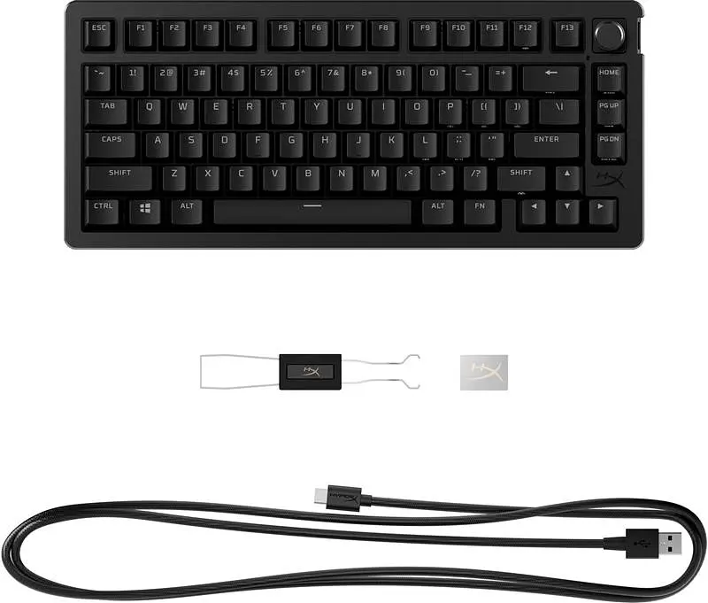 Клавіатура HyperX Alloy Rise 75 PBT Mechanical HyperX Red Black (7G7A4AA) - фото 5