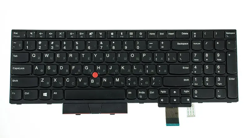 Клавіатура для ноутбука LENOVO (ThinkPad: T570, T580) rus, black - фото 2