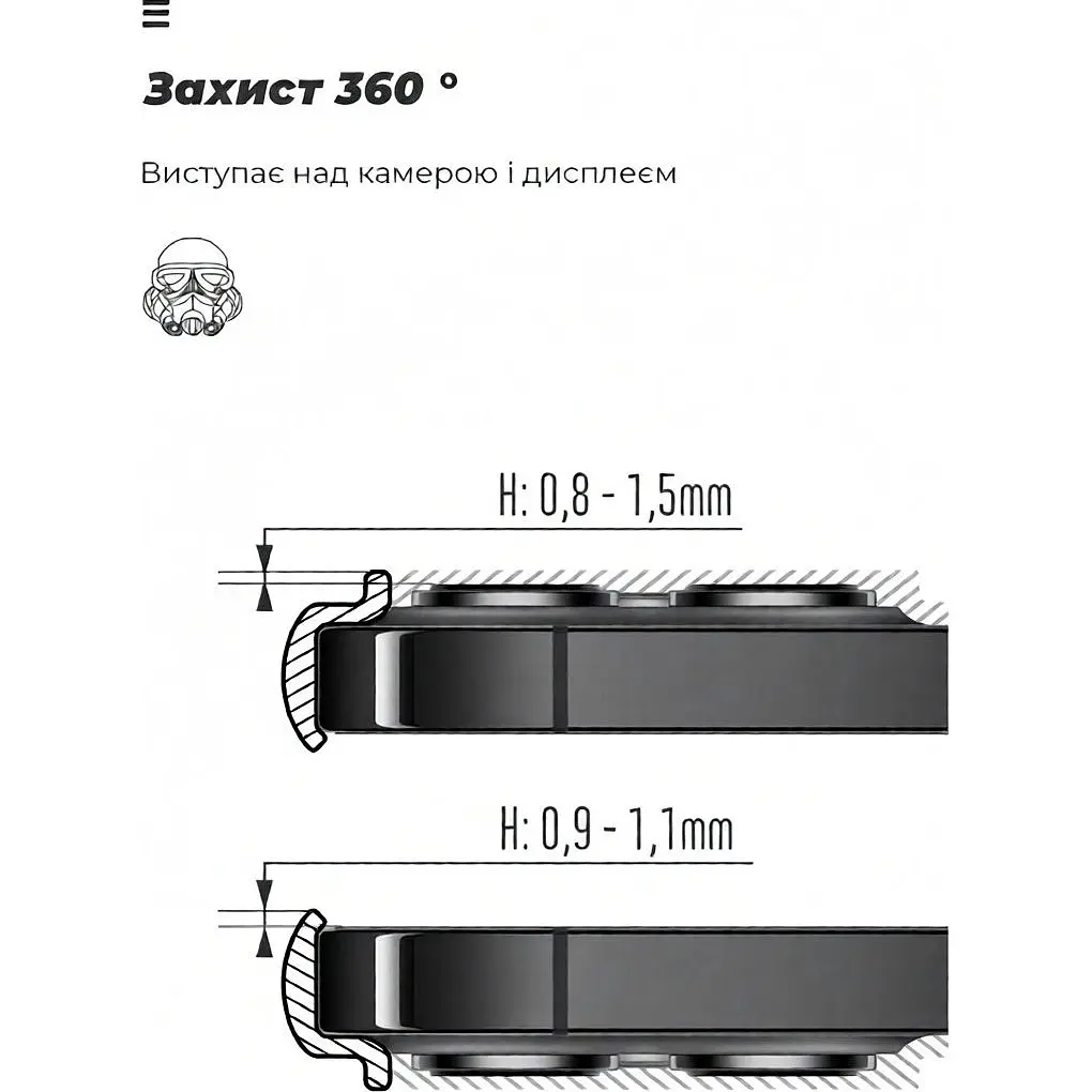 Чохол ArmorStandart ICON Camera cover для Motorola G06 4G Dark Green (ARM89060) [154711] - фото 5