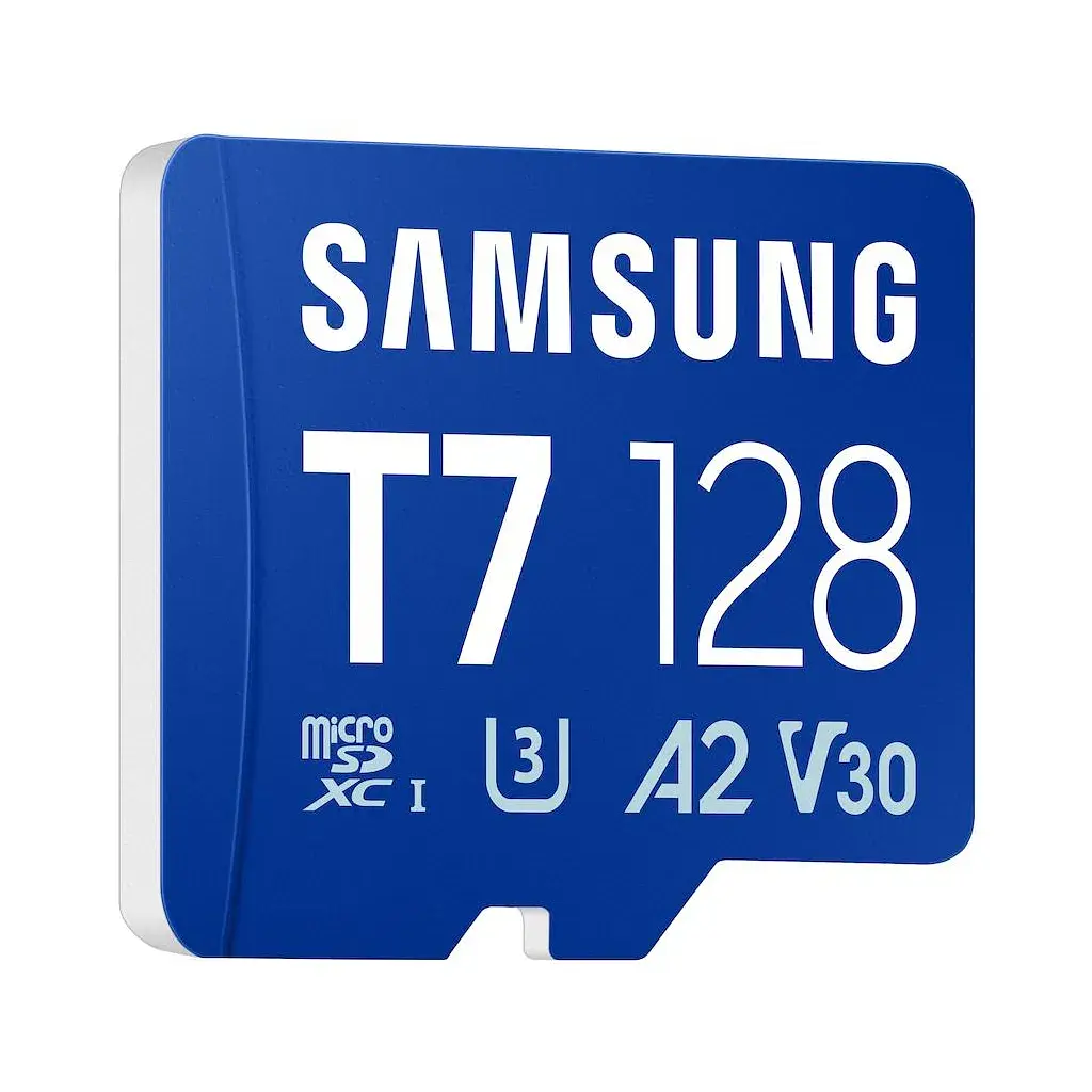 Карта пам'яті Samsung 128GB microSDXC class 10 UHS-I U3 V30 A2 T7 (MB-MB128T/WW) - фото 2