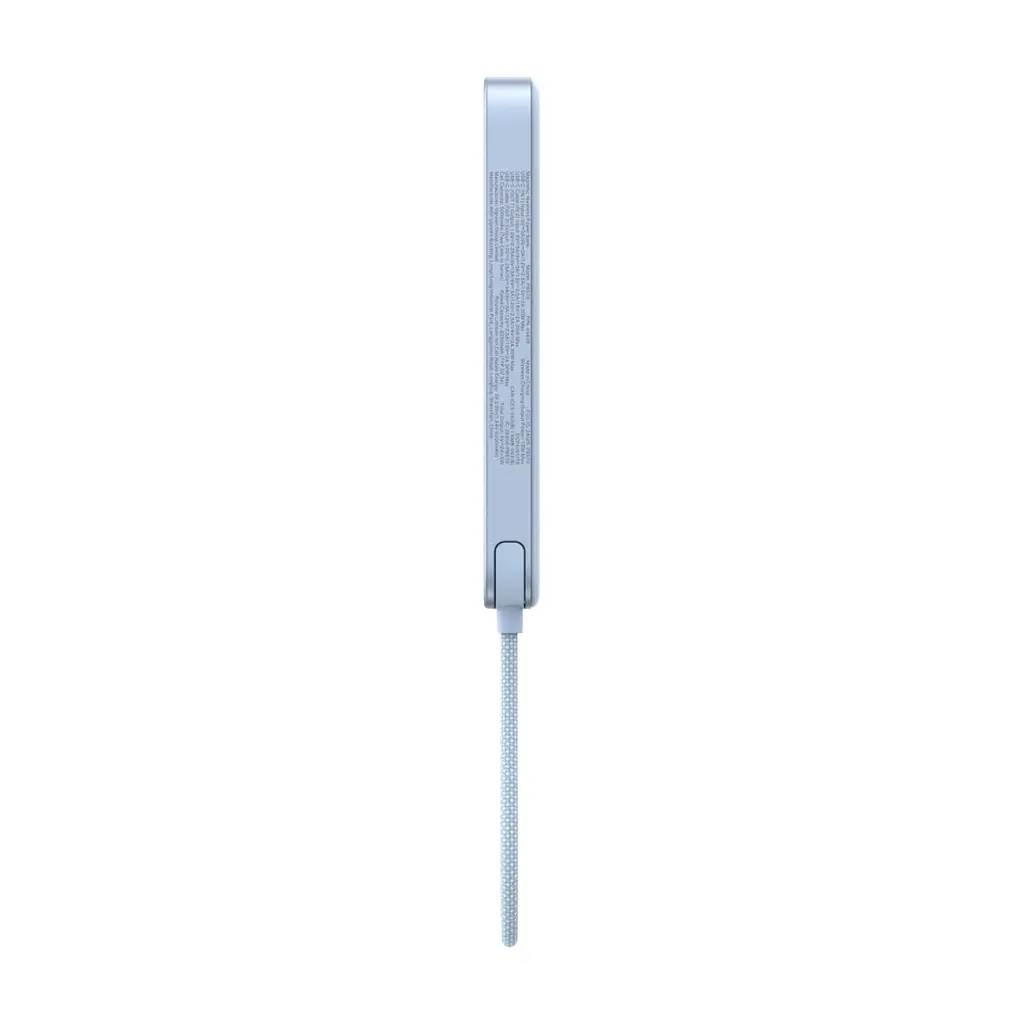Батарея універсальна Ugreen 10000mAh 30W 1xUSB-C + 15W Magnetic Wireless + cable USB-C blue (65839B) - фото 3