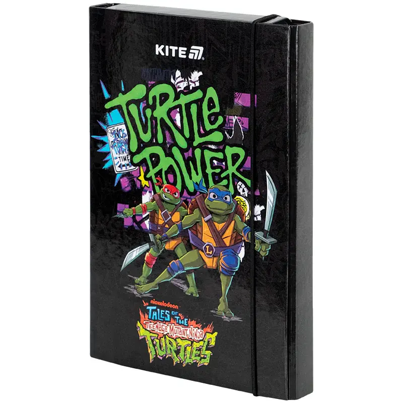Папка для зошитів B5 Kite NT25-210 Ninja Turtles на резинці картон