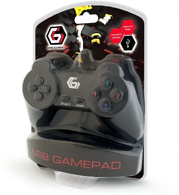 Геймпад Gembird JPD-UB-01 USB black - фото 4