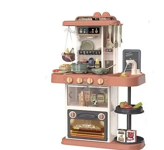 Дитяча кухня 889-184 Modern Kitchen 43 предмети світло звук вода пара в коробці (6903317259410)