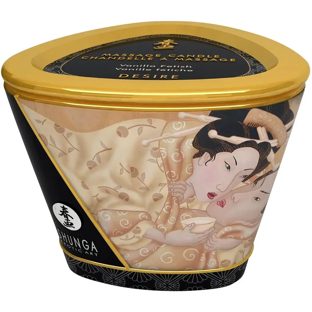 Масажна свічка Shunga Massage Candle ваніль, 170 мл - фото 3
