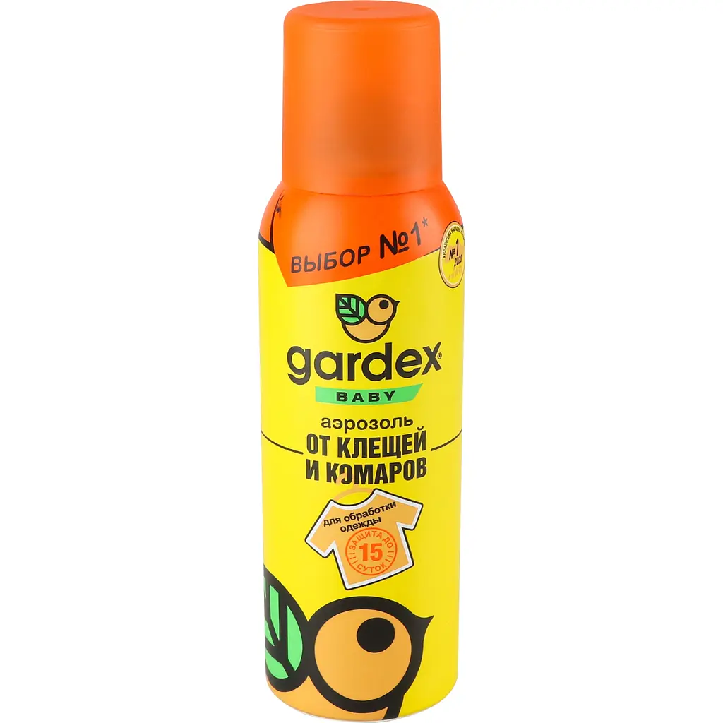 Аэрозоль от клещей и комаров Gardex Baby для детей 100 мл - фото 2