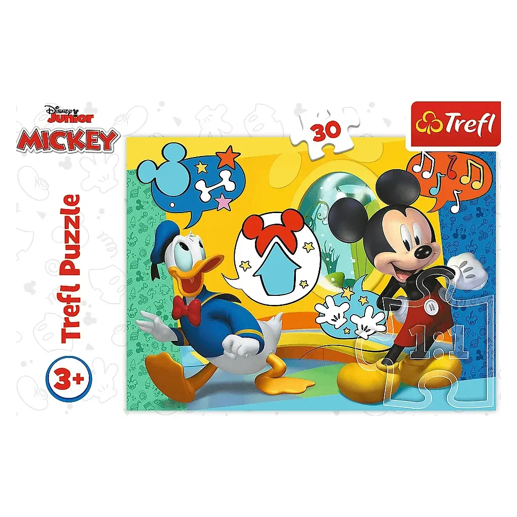Пазл Trefl Mickey&friends Міккі Маус і веселий будинок 30 елементів (5900511182897) - фото 3