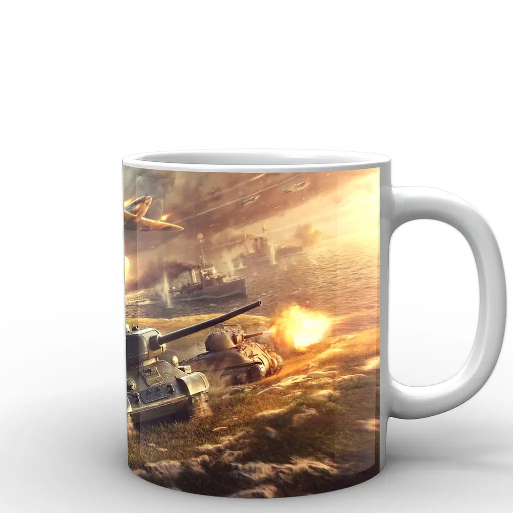 Кухоль GeekLand World of Tanks постер WT.02.026 330 мл білий - фото 2