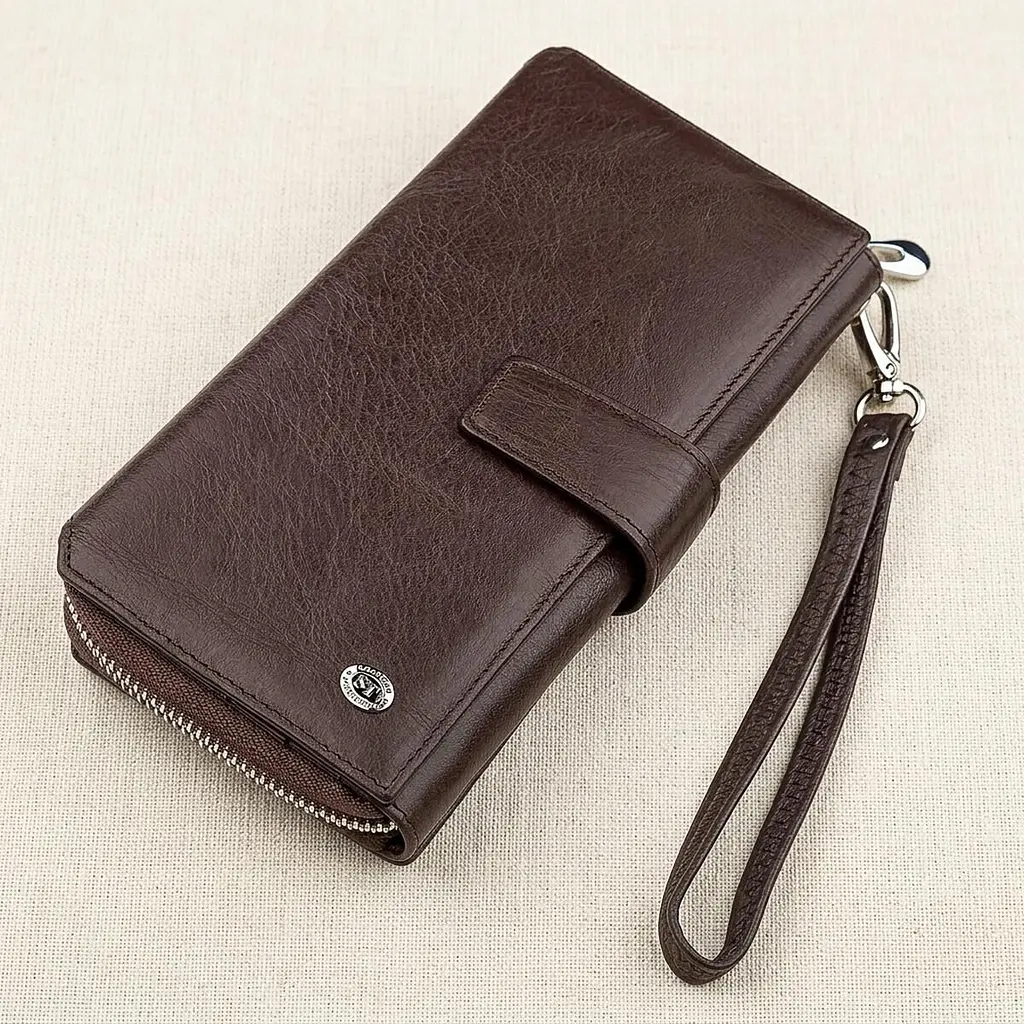 Гаманець жіночий ST Leather 18457 (ST228) з натуральної шкіри коричневий - фото 11