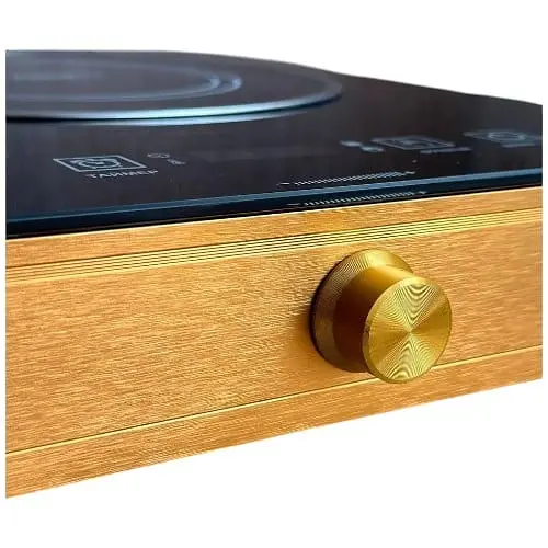 Плита настільна інфрачервона двоконфоркова кухонна Grunhelm GIR-202 склокераміка 3200Вт - фото 5