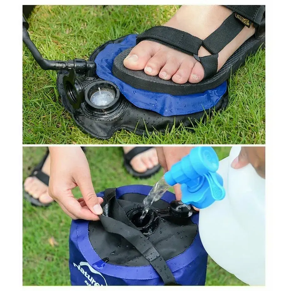 Душ кемпінговий Naturehike NH17L101-D блакитний - фото 6