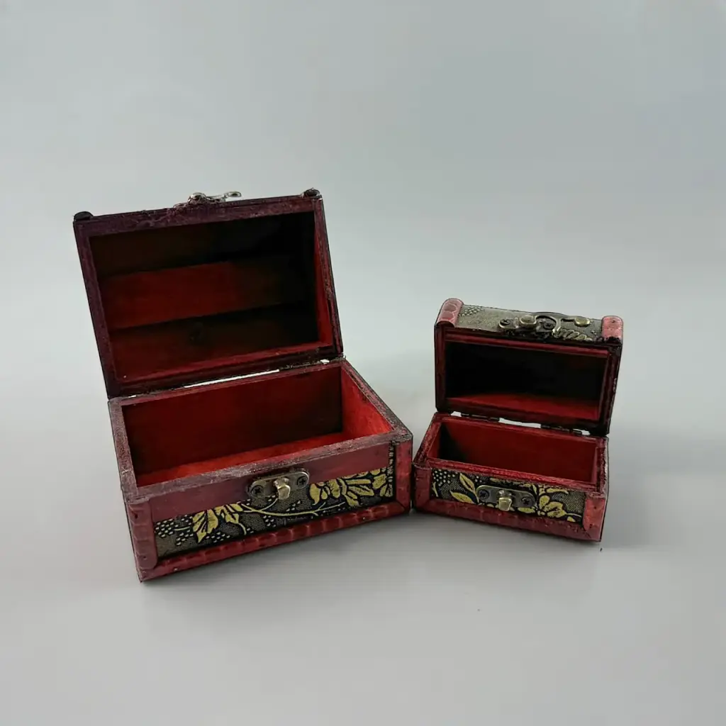 Скриньки набір 9х12.7х9.5 см 6х8.7х6 см 2 шт - фото 2