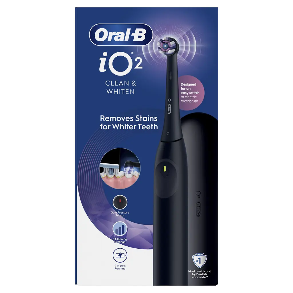 Електрична зубна щітка Oral-B iO 2 ультрачорна - фото 7