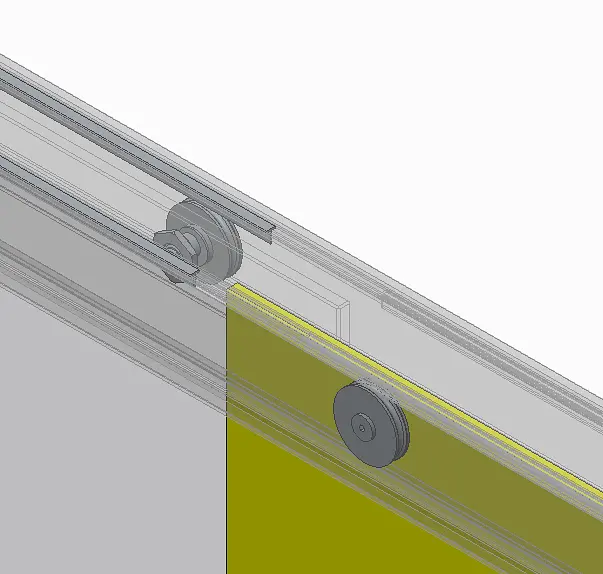 Двері в нішу Koer SR SD03-140x200-TR-01 прозоре скло Easy Clean 8 мм, хром KR5385, універсальні, прозорий, хром - фото 2