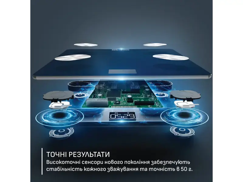 Ваги підлогові Tefal Goodvibes Life+ BM9720F0 Blue - фото 4