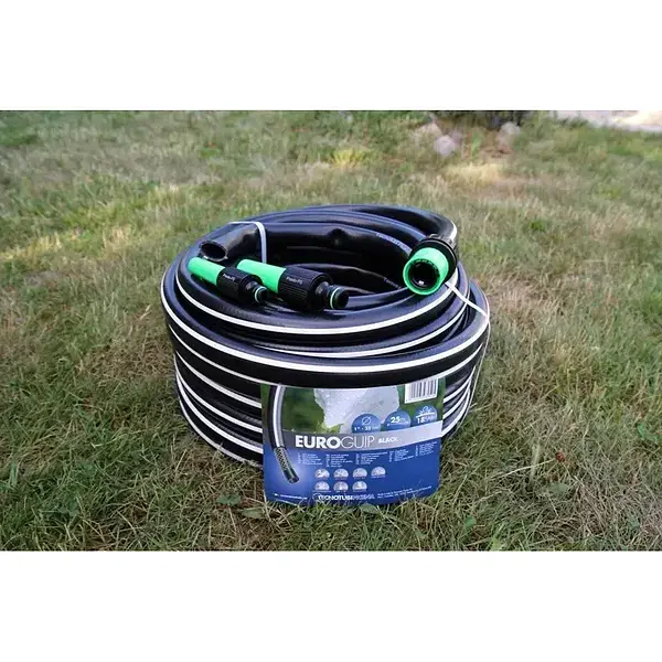 Шланг Tecnotubi Euro Guip диаметр 1/2 дюйма 25 м Black (EGB 1/2 25) - фото 3