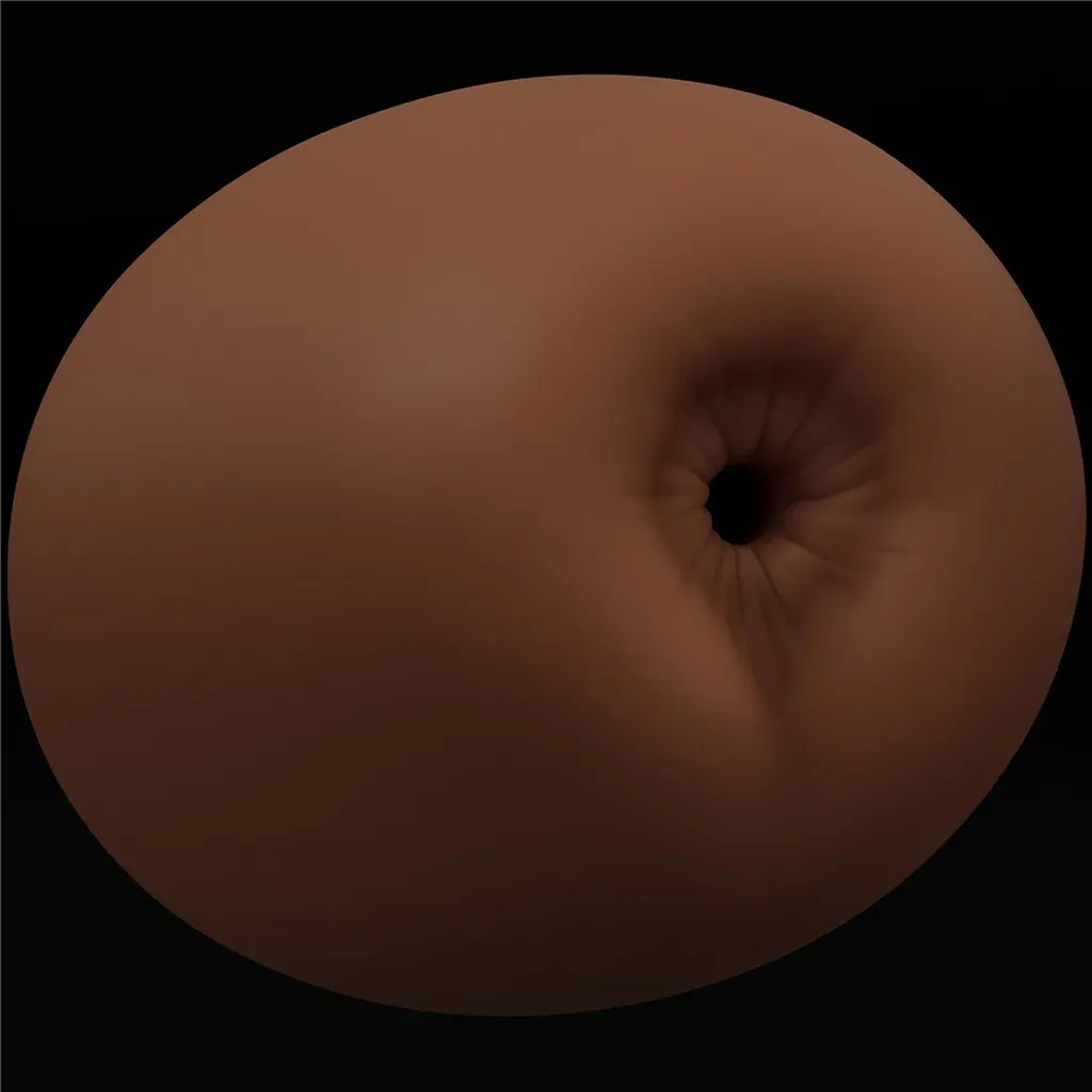 Мастурбатор Slider Double-Ended Masturbator Vagina and Anus Brown - фото 10