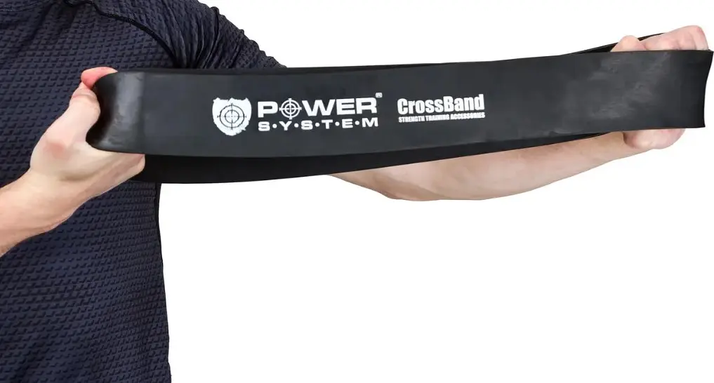 Резинка для фитнеса и кроссфита Power System PS-4055 CrossFit Level 5 Black (сопротивление 25-65 кг) (PS-4055_Black) - фото 5
