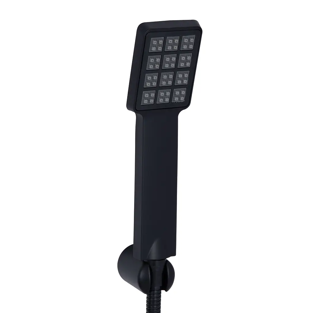 Змішувач для ванни Lidz Wawel 006 (з душовим гарнітуром) (k35) LDWAW006BLA45393 Black Чорний матовий - фото 4
