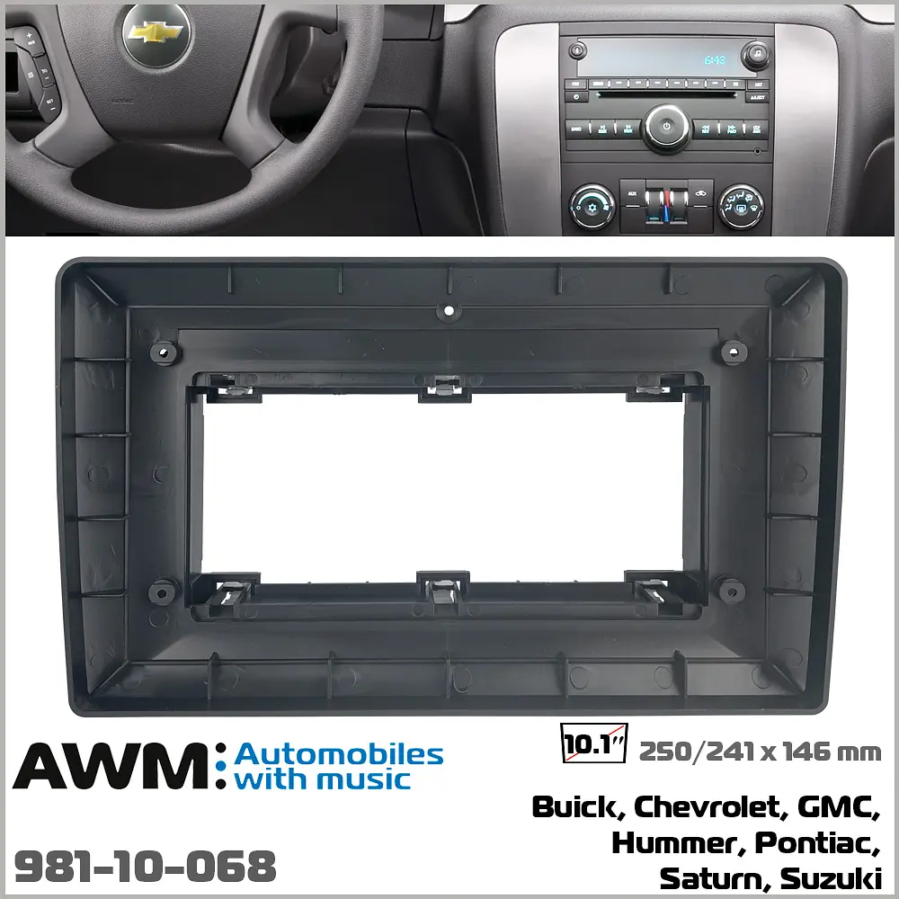 Переходная рамка Hummer, Chevrolet, Suzuki AWM 981-10-068 - фото 4