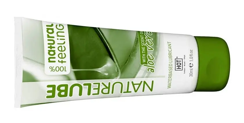 Лубрикант HOT Nature Lube waterbased ALOE VERA 30 мл HOT HOT44131 87697 - фото 2
