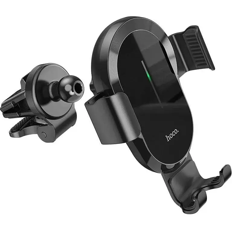 Держатель с беспроводной зарядкой HOCO CA105 Guide 15 W Max - фото 3