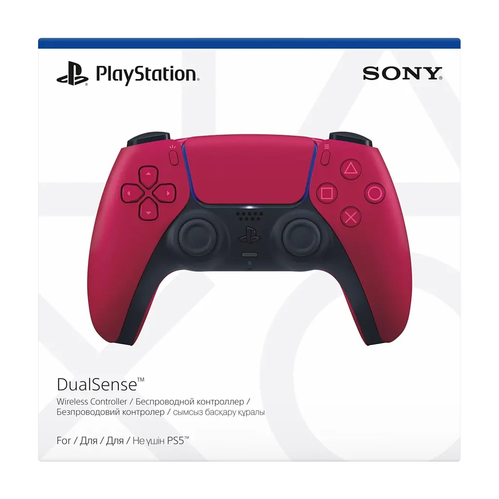 Геймпад Sony Playstation DualSense Bluetooth PS5 Cosmic Red (1000050249) - фото 7