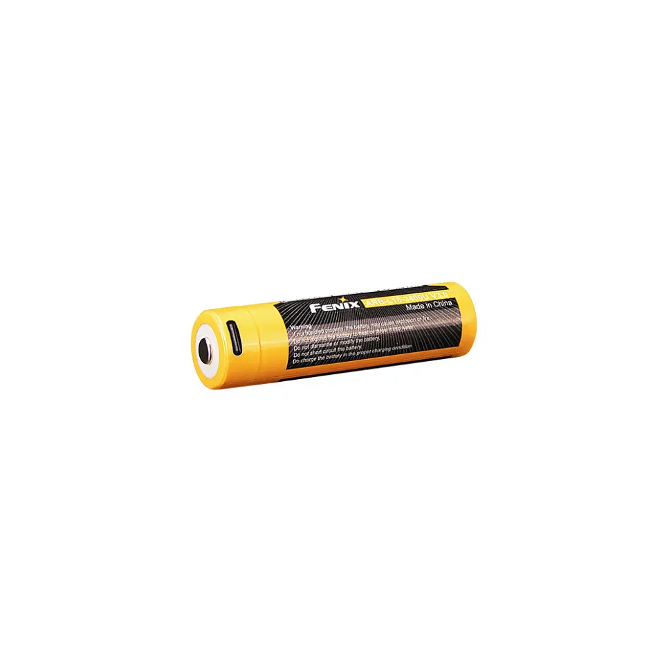 Акумулятор 18650 Fenix 3400 mAh li-ion зарядка Type-C (ARB-L18-3400U-V30) - фото 4