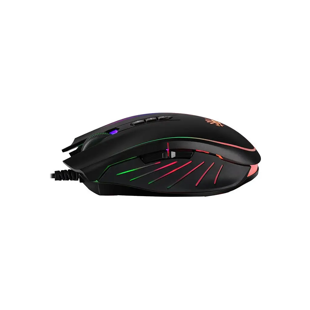 Мишка A4Tech Bloody Q81 Neon XGlide Curve Black (4711421948555) - фото 3