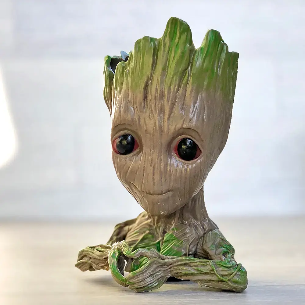 Горщик для квітів та канцелярії Грут Groot G2 + підставка пень - фото 8