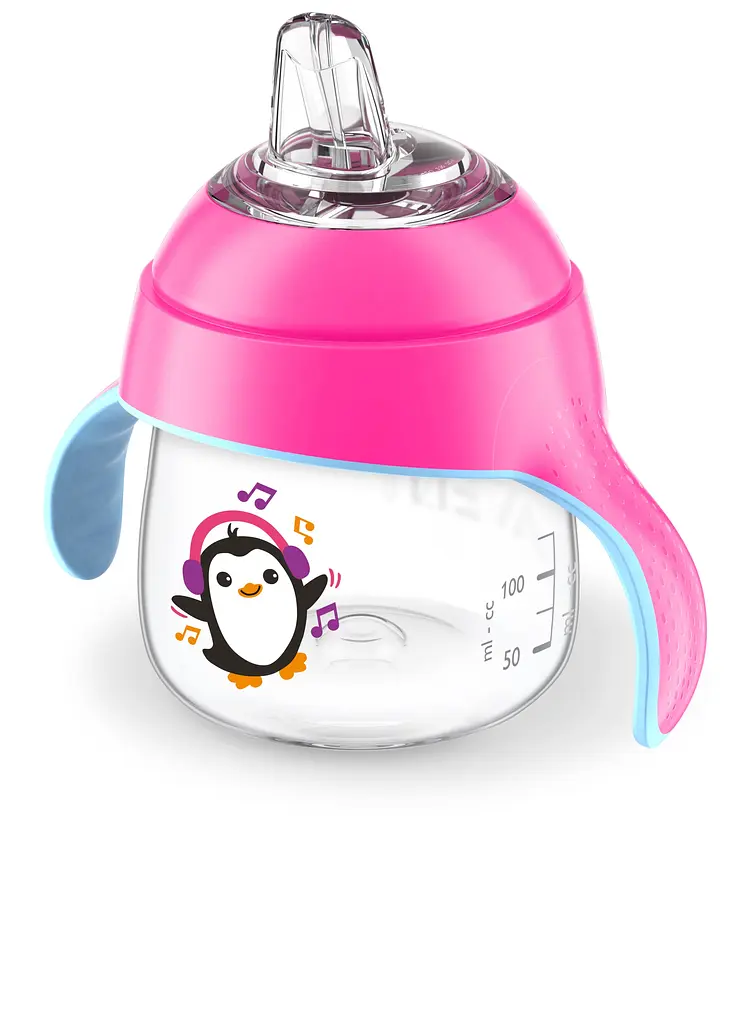 Чашка-непроливайка Philips Avent, з носиком, рожевий, 200 мл (SCF746/03) - фото 2