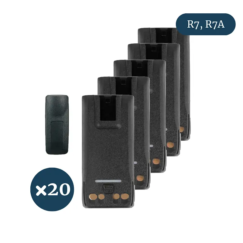Батарея для рації Motorola PMNN4809A R7, R7A (3000mAh) type-c 20 шт Premium - фото 2