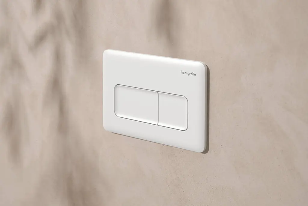 Кнопка змиву для інсталяції Hansgrohe iFrame Original Q білий глянцевий 66001450 - фото 2